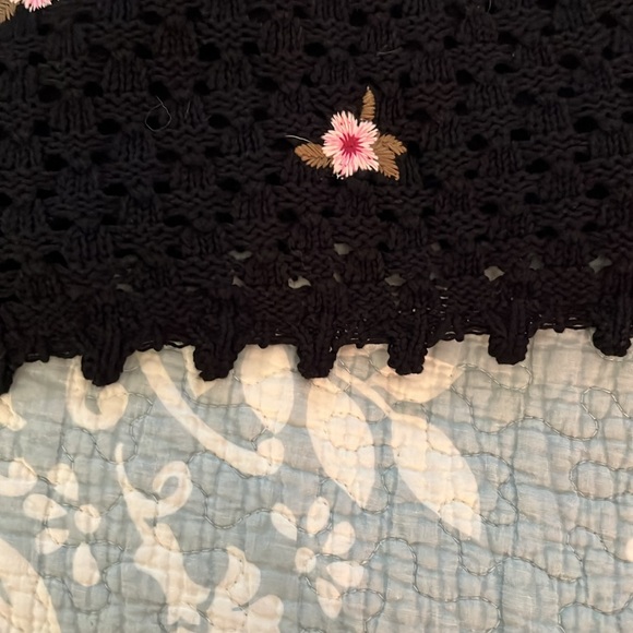 7/$20 2024 Arizona Jean Co NWT knit/crochet Size Large crop tank top - Picture 5 of 6